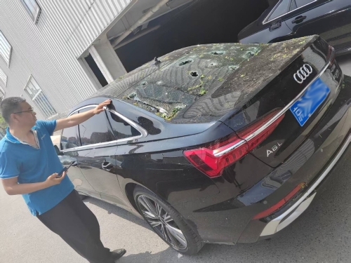 中國大地保險快速應對北京冰雹突襲，高效理賠護航客戶安全